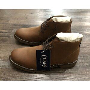 Chaps Chukka Boot Brown Mens Size 7.5 Lug Sole New with Tags